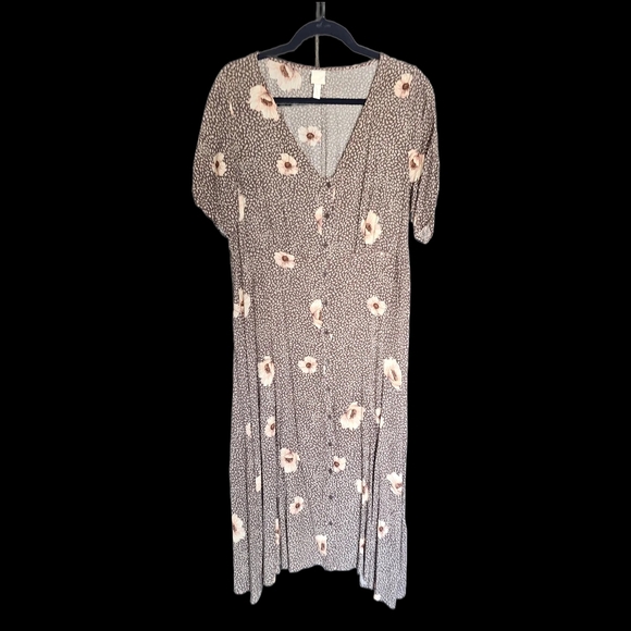 Floral V-Neck Dress - Picture 10 of 10